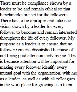 Week 3 Blog Leadership Statement